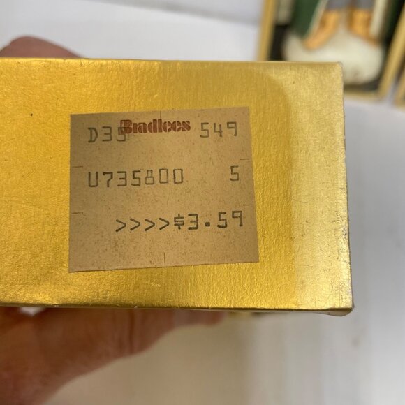 Vintage Santa Claus Figurine Set Of 4 By Bradford Editions 1890 1895 1909 1915 - Picture 7 of 12